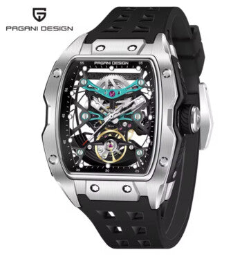 Pagani Design PD-YS018 42 mm Männer Skelett Zifferblatt Saphirglas Uhr