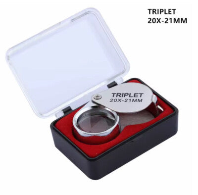 30x Juwelierlupe Präzisionslupe Taschenlupe Schmuck 30x21mm Juwelier Lupe