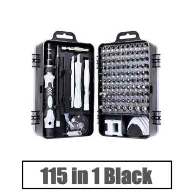 Schraubendreher Satz Set 115 in 1 Reparatur Multi Werkzeug Handy Gerät