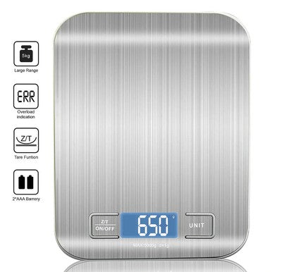 Digitale Küchenwaage 5kg LCD 1g Präzise Elektronisch Lebensmittel Skala Kochen
