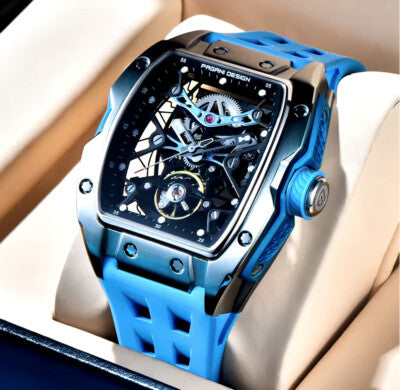 Pagani Design PD-YS018 42 mm Männer Skelett Zifferblatt Saphirglas Uhr