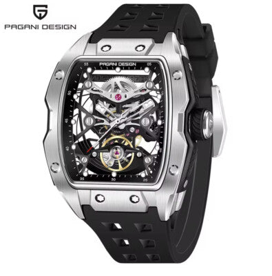 Pagani Design PD-YS018 42 mm Männer Skelett Zifferblatt Saphirglas Uhr