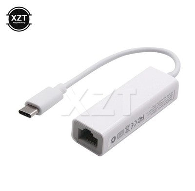 USB C auf RJ45 Ethernet Lan Adapter USB-C Netzwerk Kabel Mac 10/100 Mbps