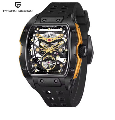 Pagani Design PD-YS018 42 mm Männer Skelett Zifferblatt Saphirglas Uhr
