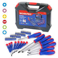 Workpro 55Tlg Schraubendreher Satz Set Schraubenzieher Bits Set Werkstatt