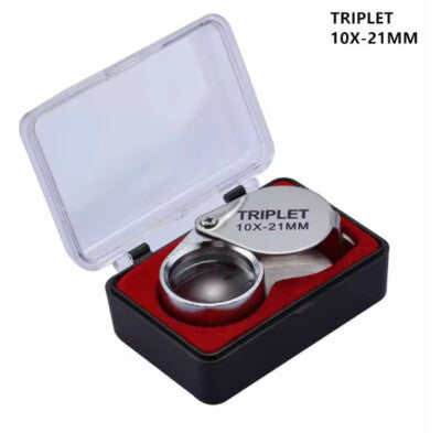 30x Juwelierlupe Präzisionslupe Taschenlupe Schmuck 30x21mm Juwelier Lupe