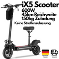 E-Scooter Elektroroller Faltbar Offroad Elektro Roller 10 Zoll iScooter iX5 45km