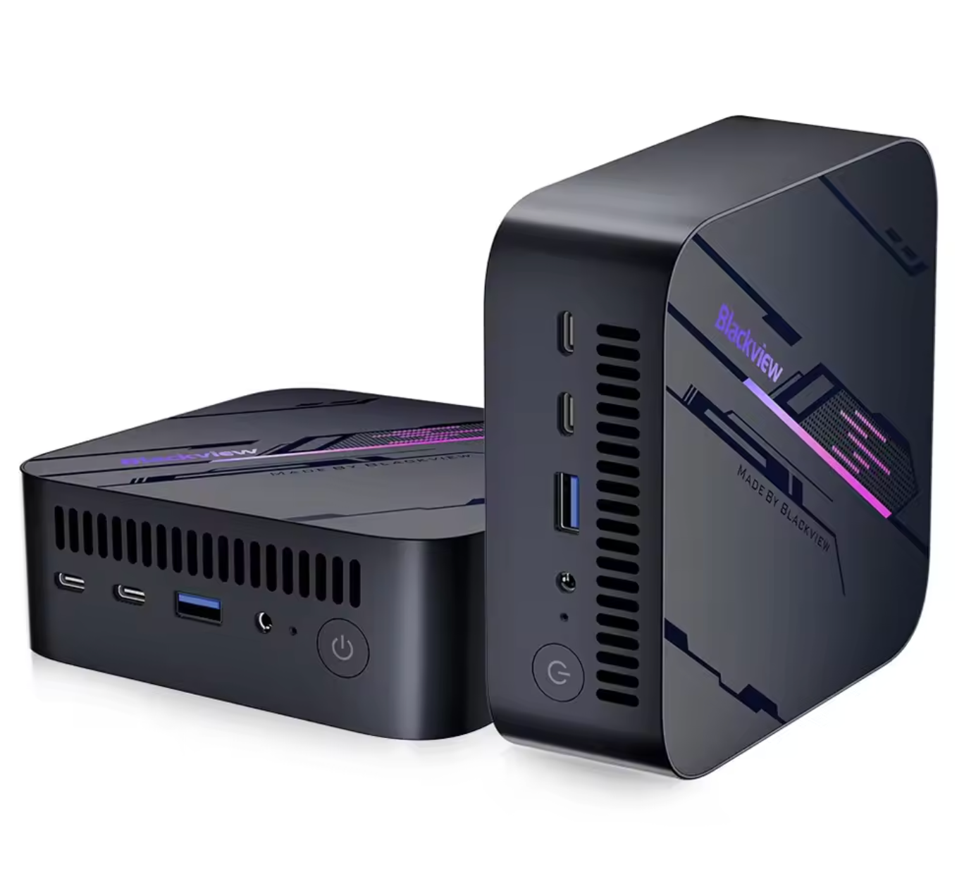 Blackview MP100 Mini PC AMD Ryzen 5 7430U 16GB DDR4 RAM 512GB M.2 SSD Wifi 6