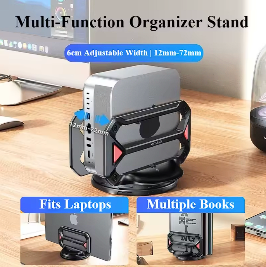 Laptop Ständer 10"-17" Tablet für Mini PC Mac Studio Halterung 360° Drehbar