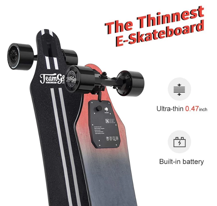 Teamgee H5 Electric Skateboard Longboard intelligente Dual 480w Motor Sehr Dünn