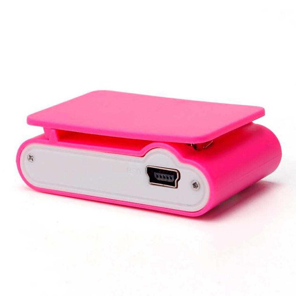 Mini Mp3 Player Display Clip Aluminium LCD Micro SD bis 32GB