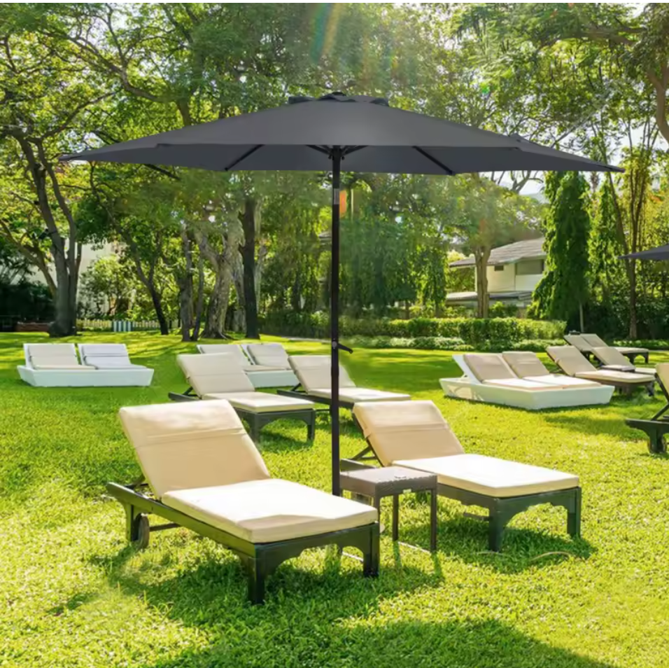 Gartenschirm Sonnenschirm Strandschirm Marktschrim verstellbar mit Kurbel