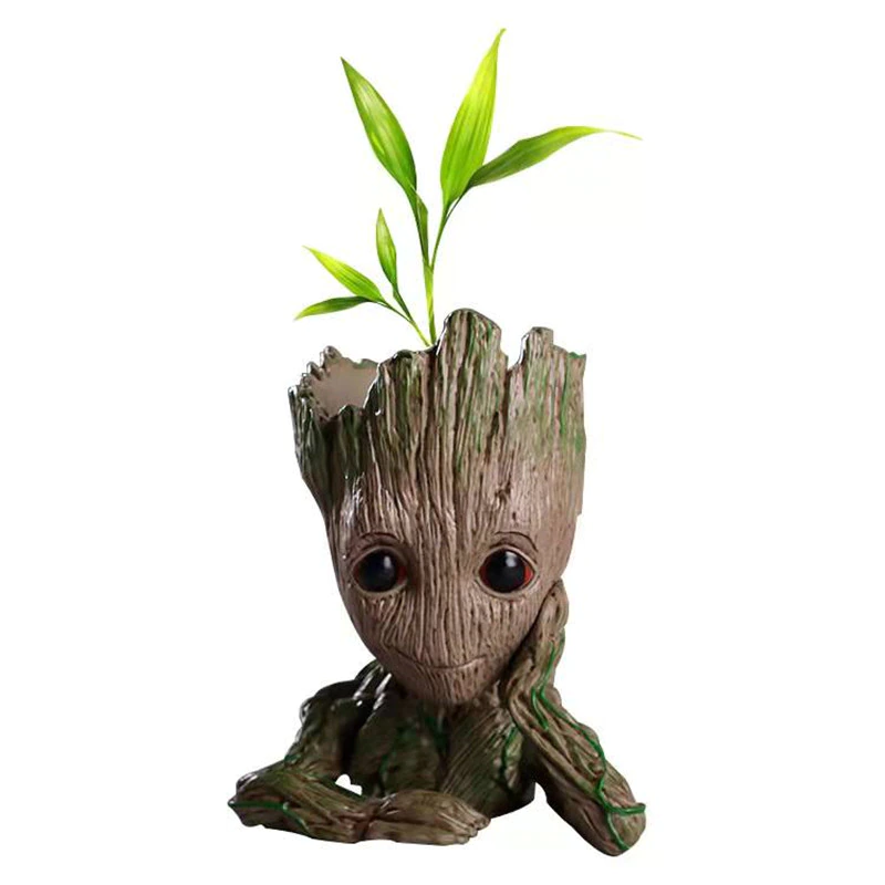 Baby Groot Blumentopf - Übertopf Groß Aquarium Deko Figur Stiftehalter Marvel[2]