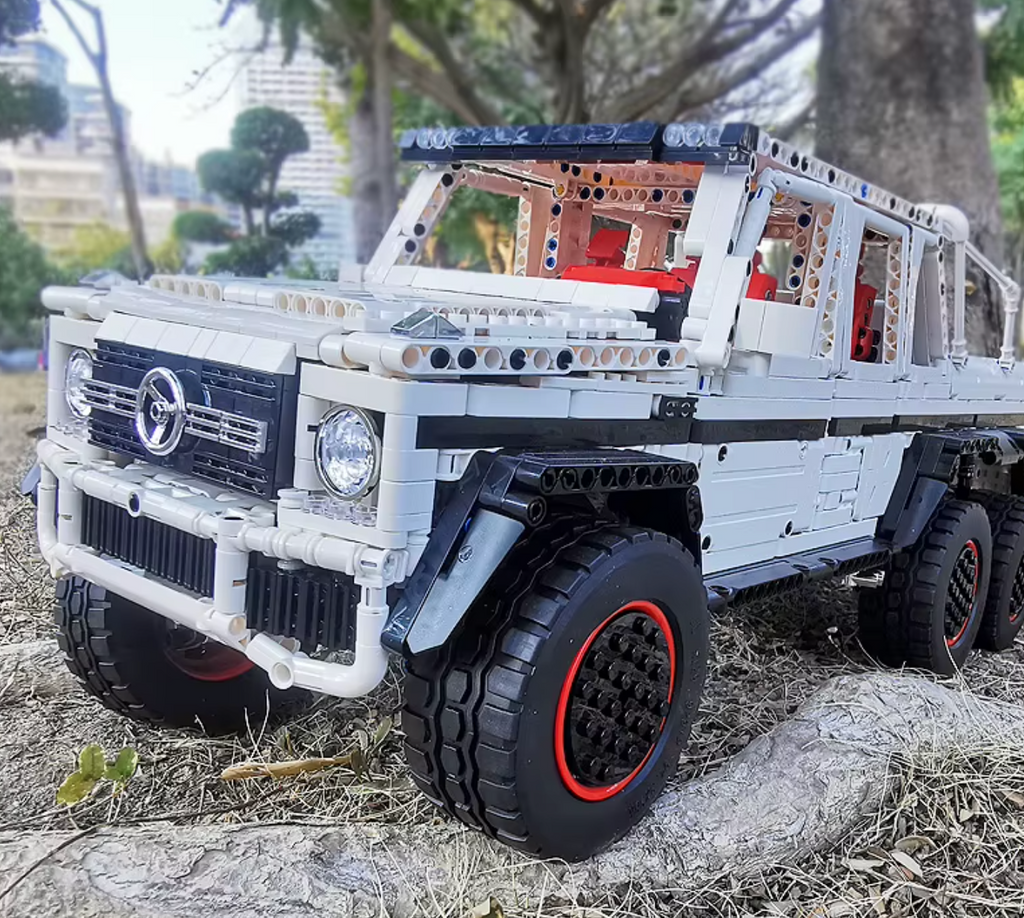 Mould King 13061 Ferngesteuertes RC Geländewagen 6x6 Set 3825 Teile