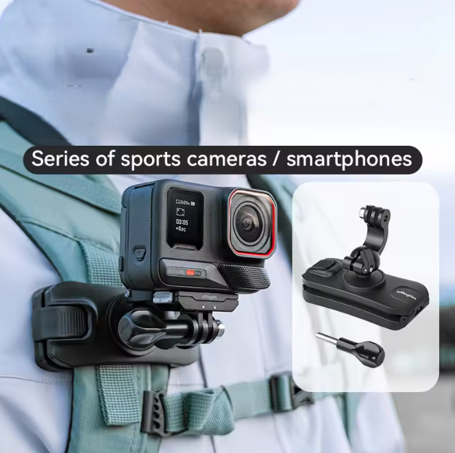 Gimbal Rucksackclip für Action Kamera Actioncam für Insta360 GoPro DJI Universal