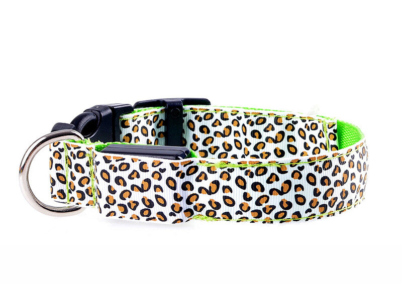 Hundehalsband 5 Größen S-M-L-XL LED Leuchthalsband für Hunde 8 Farben Halsband