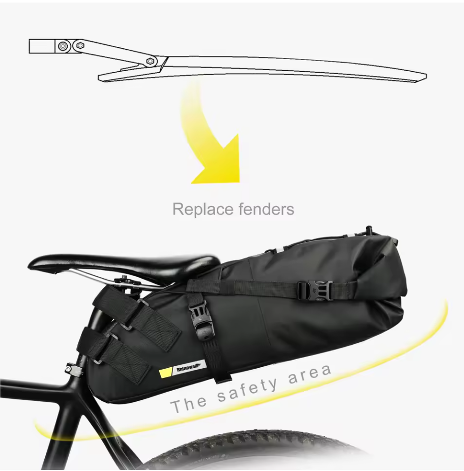 Fahrrad Satteltasche Fahrradtasche Tasche Wasserdicht 10L 13L Rhinowalk