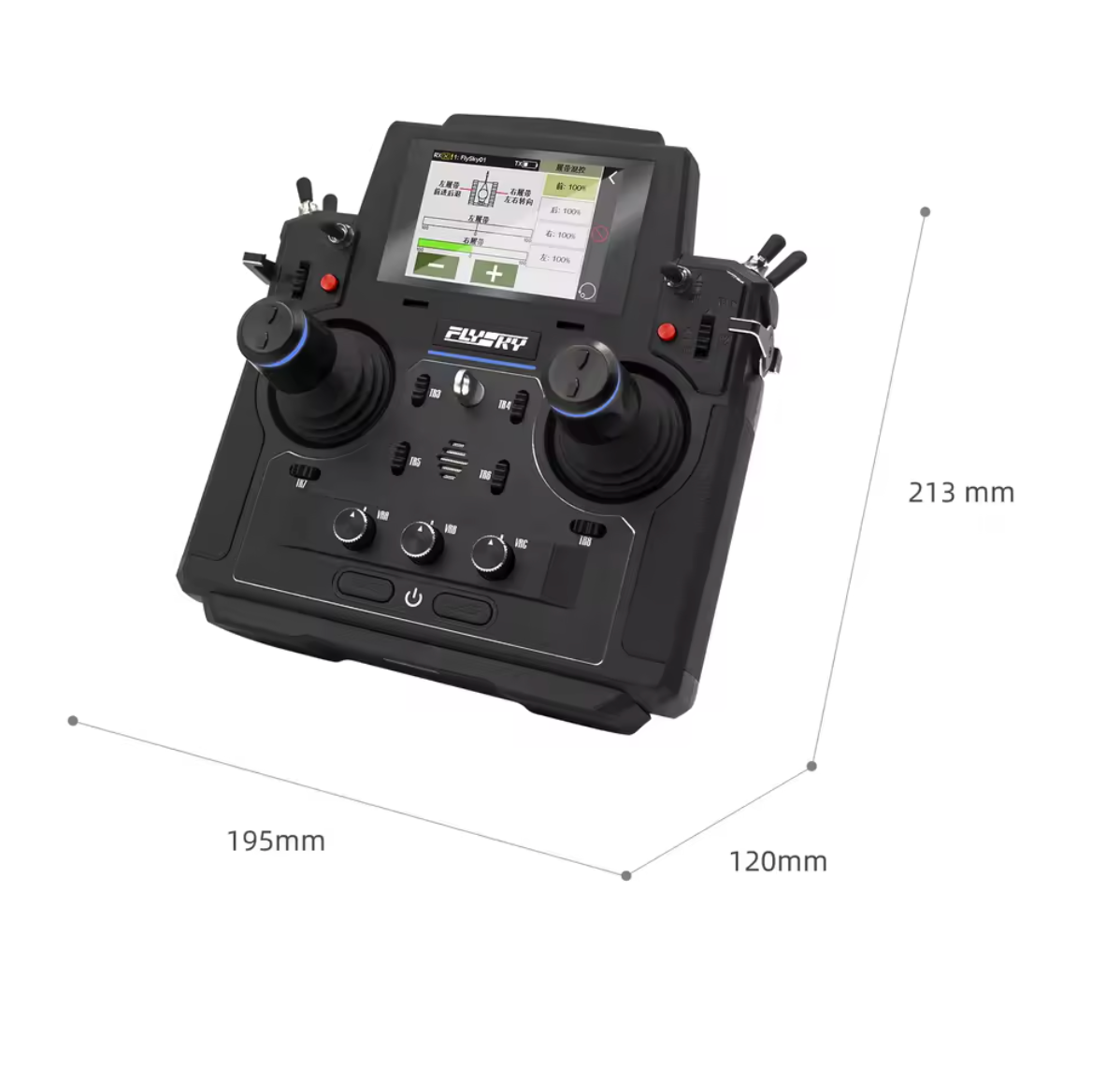 Flysky Paladin EV PL18 18 Kanal Fernbedienung 18CH Sender 4D Hall Effect Gimbal