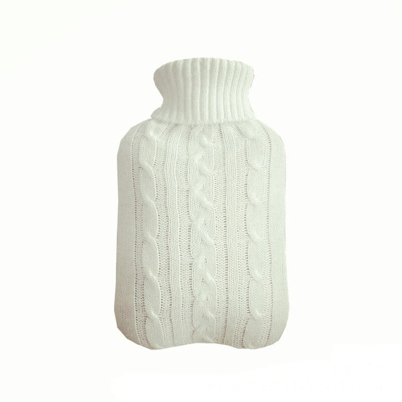 Wärmeflaschen BEZUG für 2 Liter Bettflasche Wärmflas Fleece Gummi 2L Wärmekissen