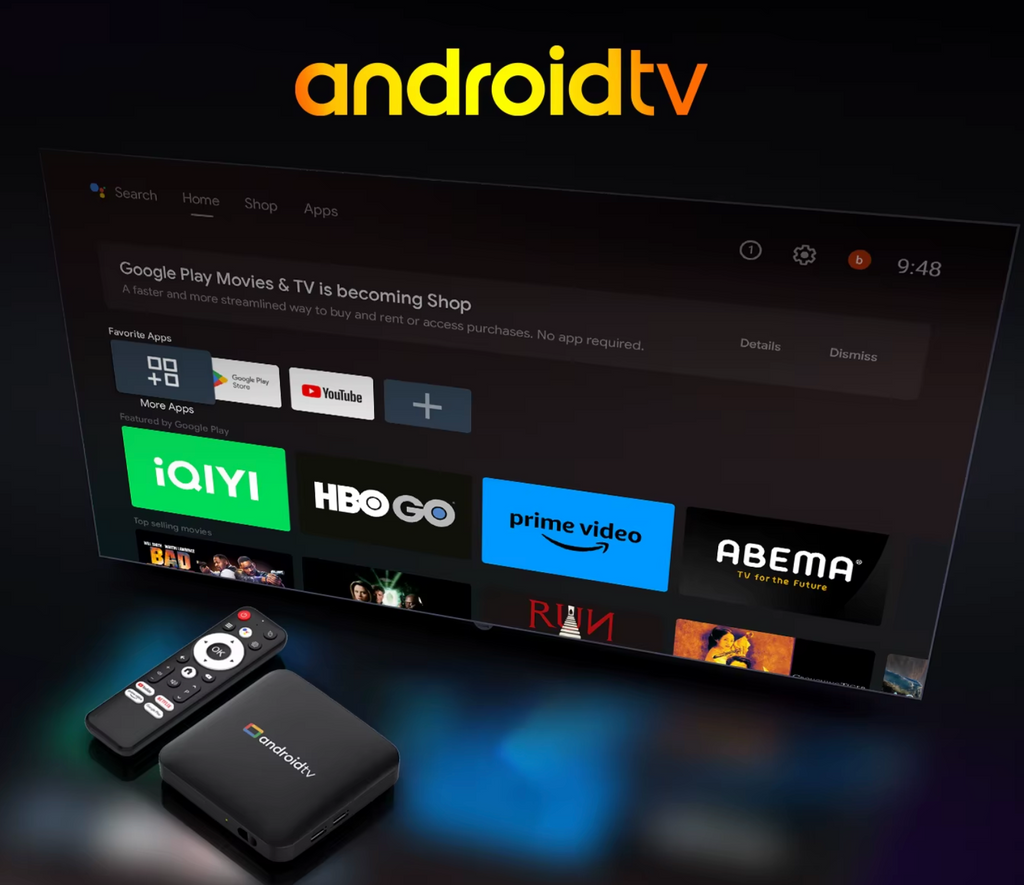 Android TV Box Ultra HD 4K 2GB 16GB Smart H96 Max Media Player WLAN LAN