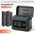 Ladehub für Insta360 X5 Ladegerät Parallel Charger 2 Akkus Schnell Lader