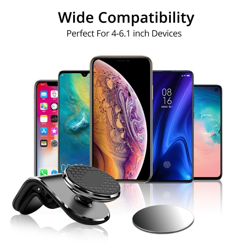 Auto Handyhalterung Magnet Smartphone Lüftungsgitter KFZ Halter Universal ALU