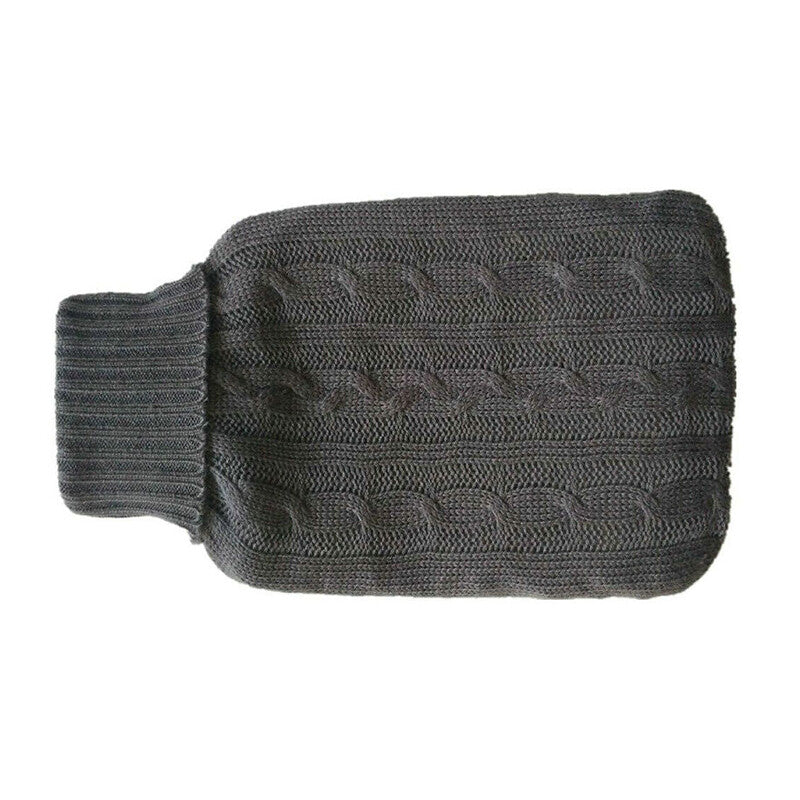 Wärmeflaschen BEZUG für 2 Liter Bettflasche Wärmflas Fleece Gummi 2L Wärmekissen
