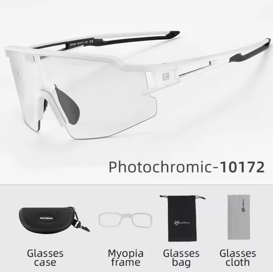 Radfahren Brille Fahrrad Sonnenbrille Photochrom Outdoor Windschutz Rockbros