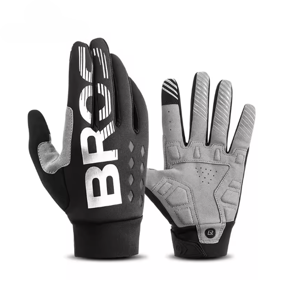 Rockbros Vollfinger Fahrrad Handschuhe Herbst Fahrradhandschuhe SBR Touchscreen