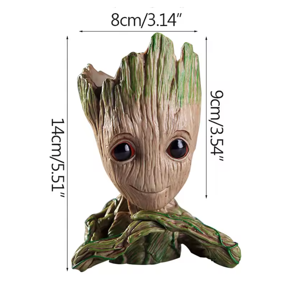 Baby Groot Blumentopf Übertopf Figur Deko Stiftehalter Top Dekoration