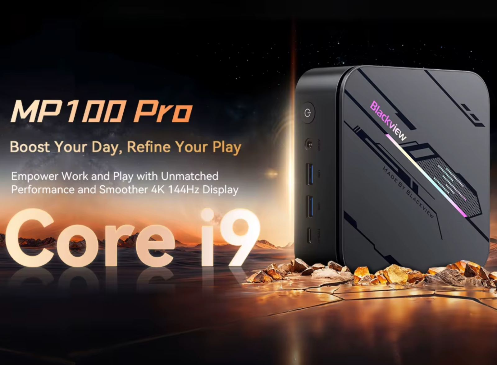 Blackview MP100 Pro Mini PC Intel i3-1215U 4,4 GHz 16GB DDR5 512GB PCIe 4.0 SSD