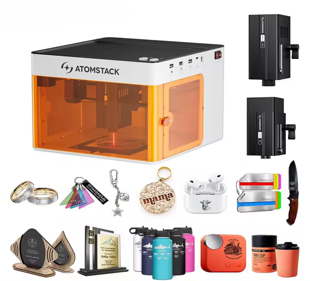 Atomstack P1 Lasergravurmaschine Graviermaschine Lasercutter CNC App Steuerung