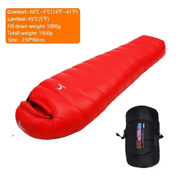 Schlafsack Mumienschlafsack Winter -20 Grad Comfort Camping Zelt Baumwolle