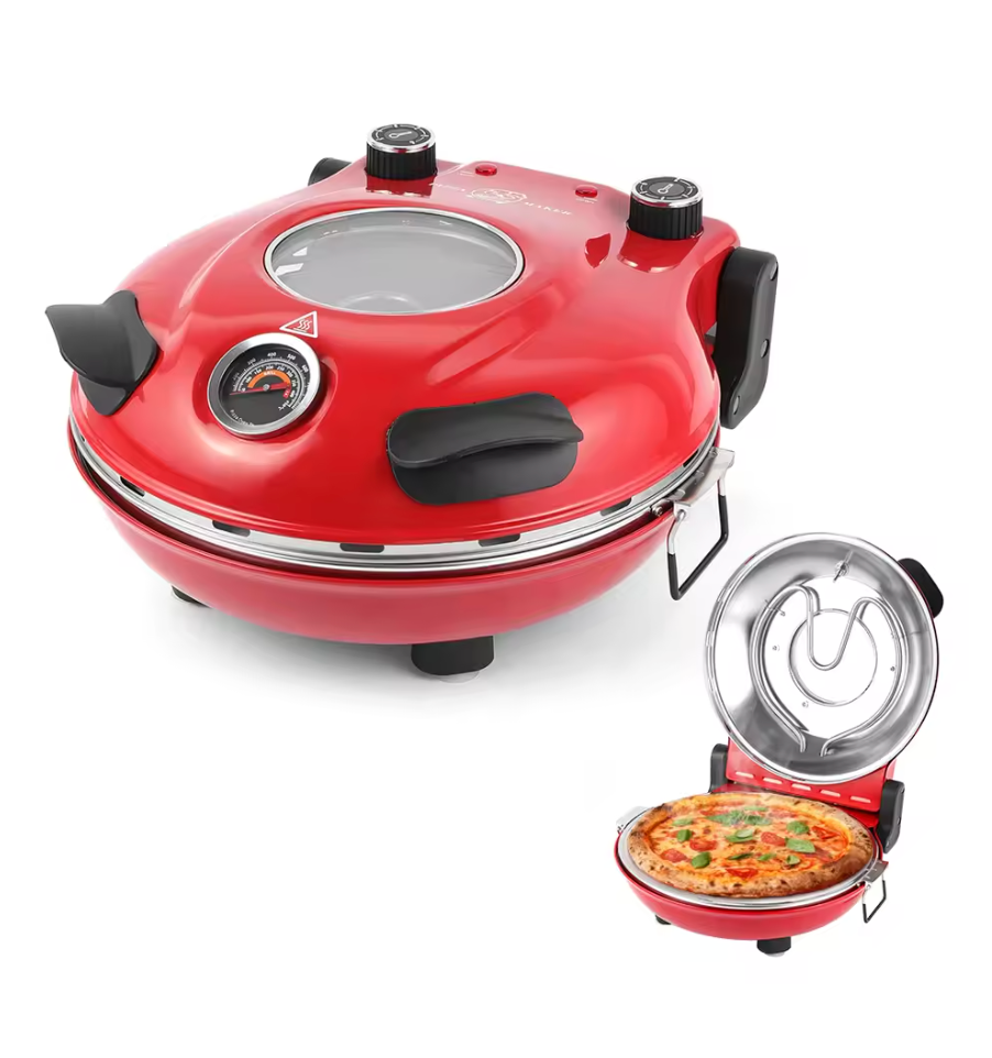 Pizzaofen Pizzamaker elektrisch 1200W Pizza Maschine
