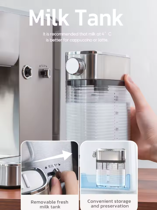 HiBREW 3 in 1 Espressomaschine H13A halbautomatische Kaffeemaschine Maschine
