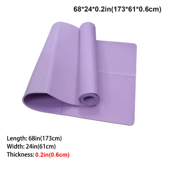 Yoga Matte Fitness Matte Sportmatte Gymnastikmatte Pilates Sport Gymnastik Yoga