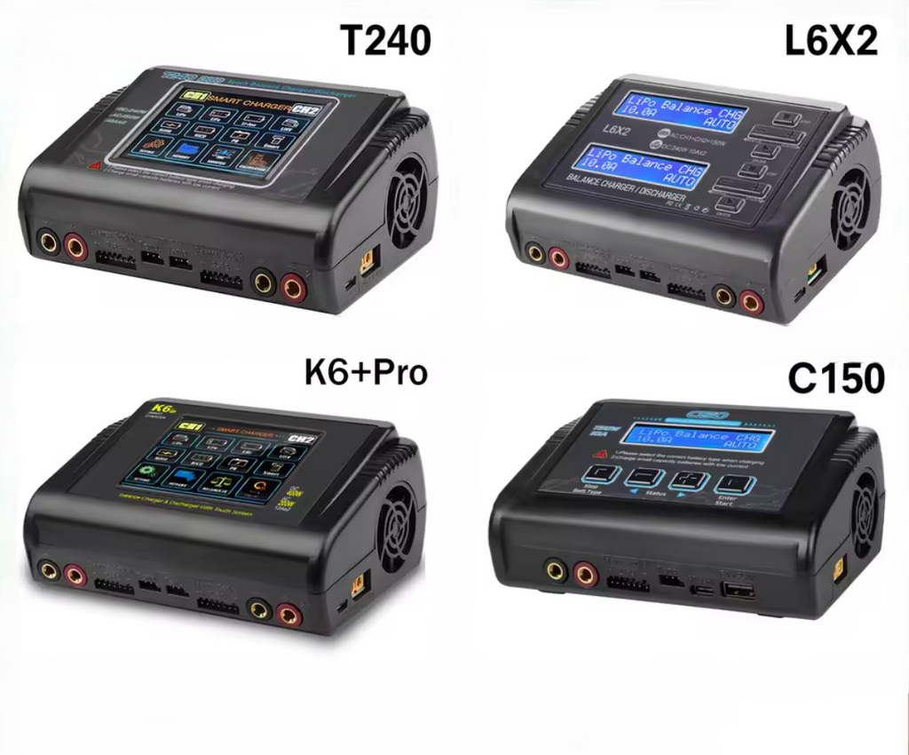 HTRC T240 Duo C150 L6 Duo K6 Pro Ladegerät Modellbau LiPo Li-Ion Charger