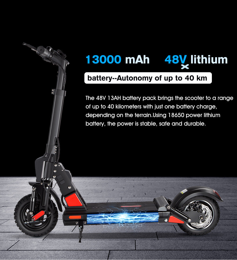 E-Scooter Elektroroller Faltbar Offroad Elektro Roller 10 Zoll Scooter C1 PRO