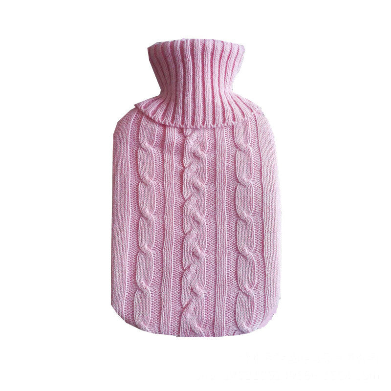 Wärmeflaschen BEZUG für 2 Liter Bettflasche Wärmflas Fleece Gummi 2L Wärmekissen