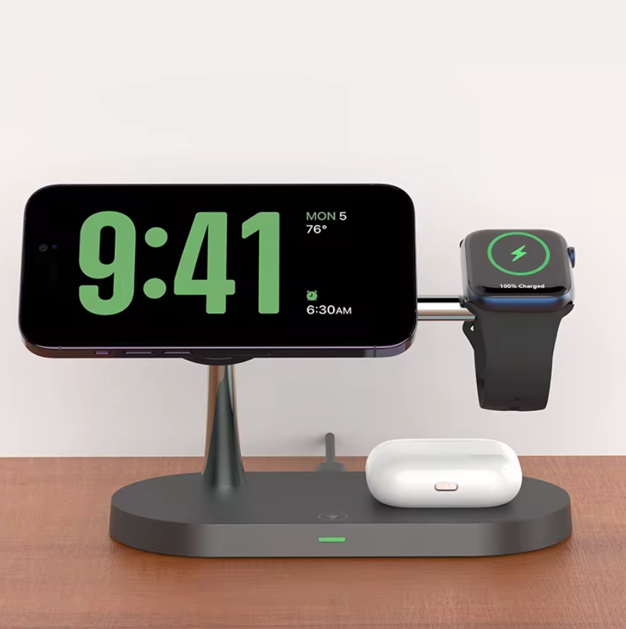3in1 Magnetische Kabellose Ladestation Für Apple Watch 10 Ultra iPhone 17 16 15