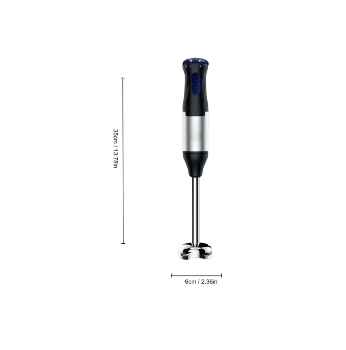 Stabmixer Handmixer Hand Rührer Mixer Handrührgerät mit Zubehör Zerkleinerer