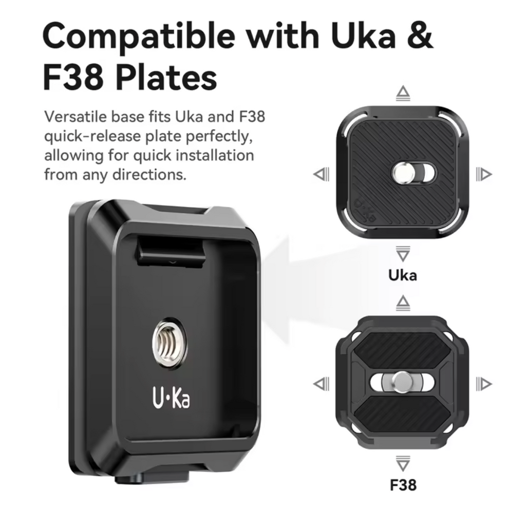 Ulanzi UKA01 Schnellwechselplatte für UKA und F38 Platten Kamerastativ Platte