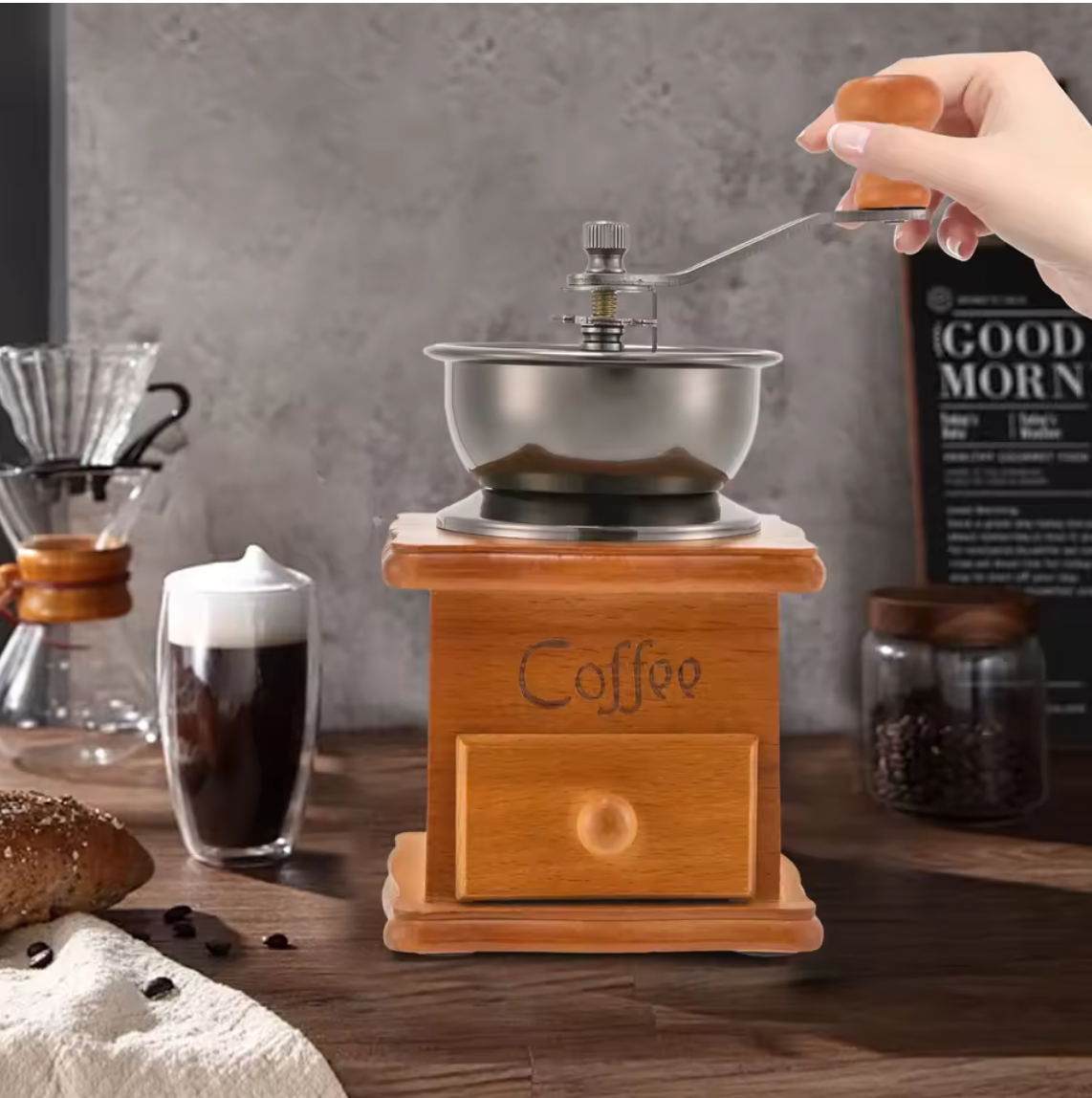 Manuelle Kaffeemühle Handmühle Vintage Mahlwerk Kaffeebohne