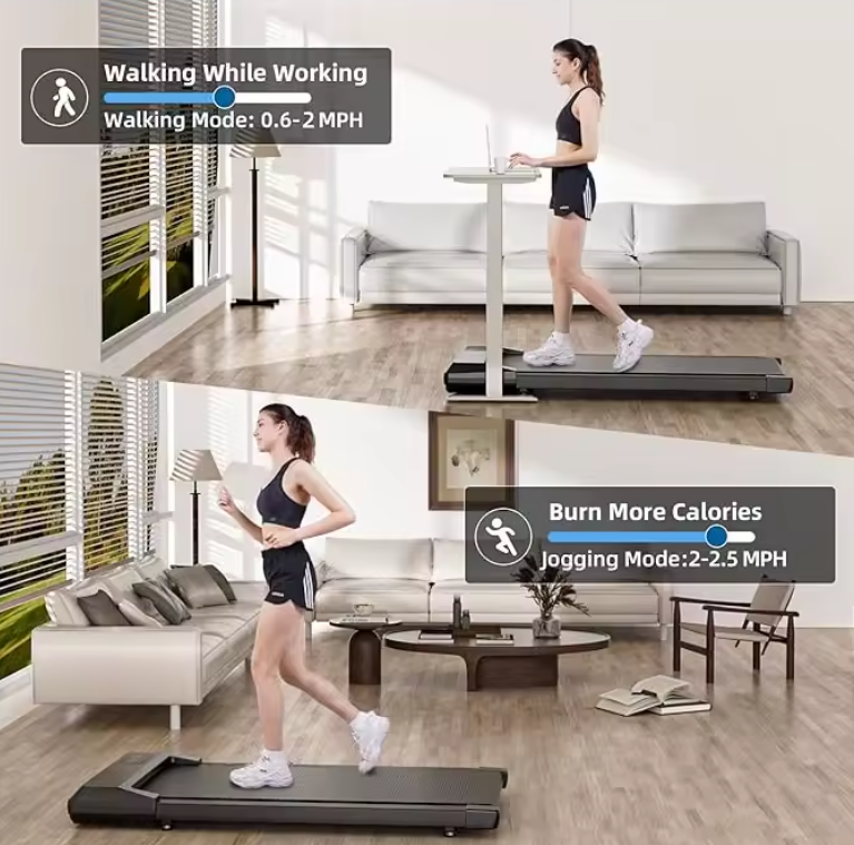 Elektrisches Laufband Homeoffice Kompakt für Stehtisch Walking Pad Schreibtisch