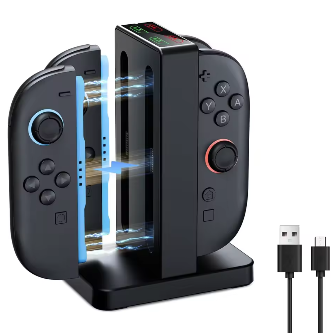 4in1 Joy-Con Ladestation für Nintendo Switch 2 Ladedock Controller Ladegerät