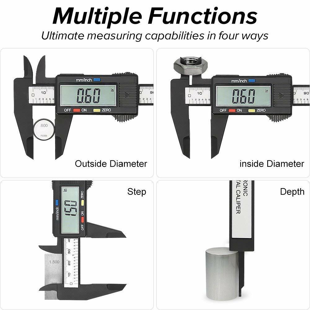 Digitaler Messschieber Schieblehre Messlehre 0-150mm LCD Display Messen Digital