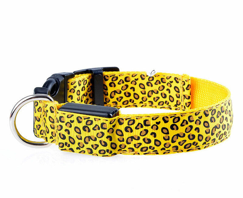 Hundehalsband 5 Größen S-M-L-XL LED Leuchthalsband für Hunde 8 Farben Halsband