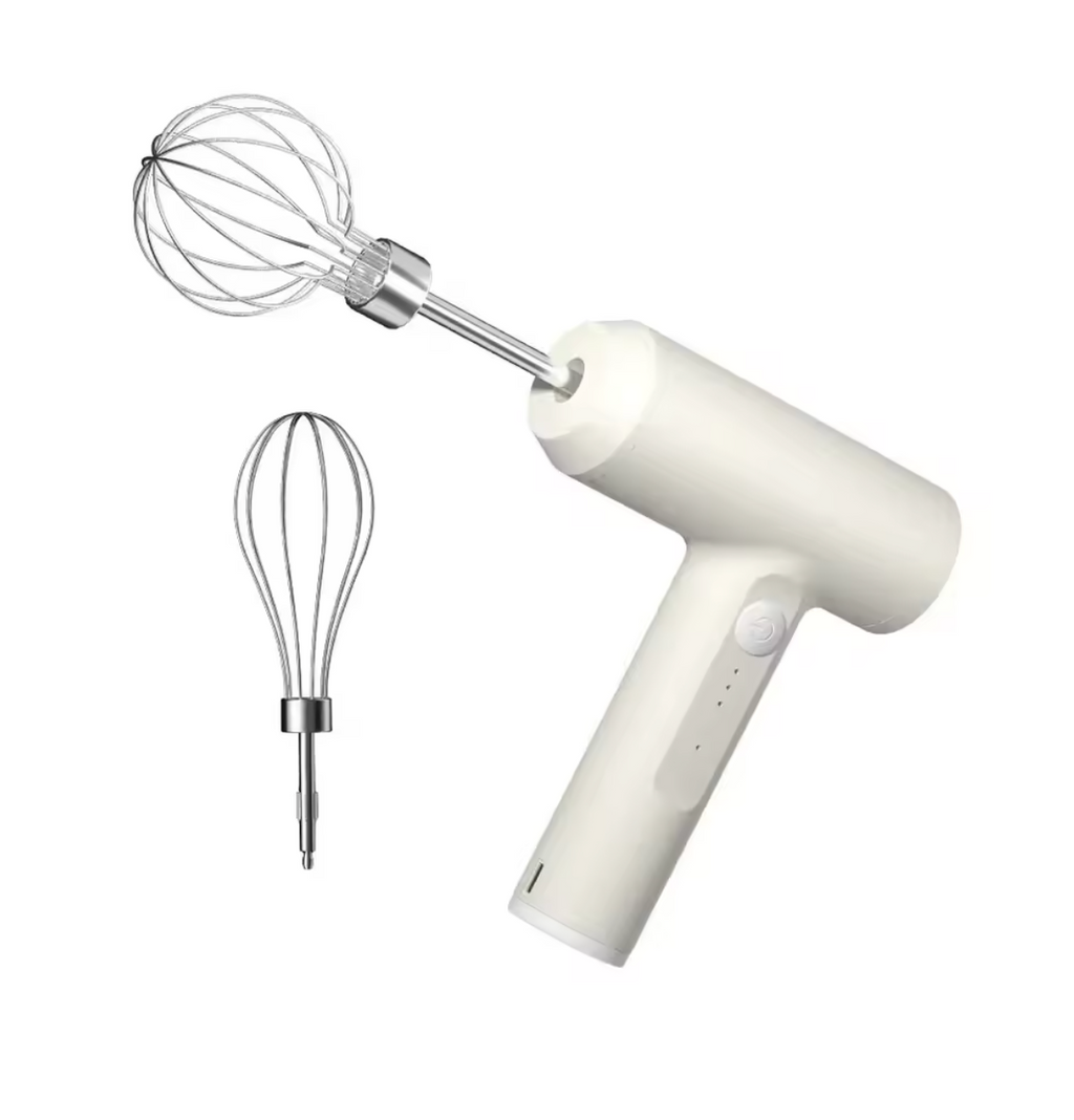 Elektrischer Mixer Schneebesen Handmixer Rührgerät Milchaufschäumer