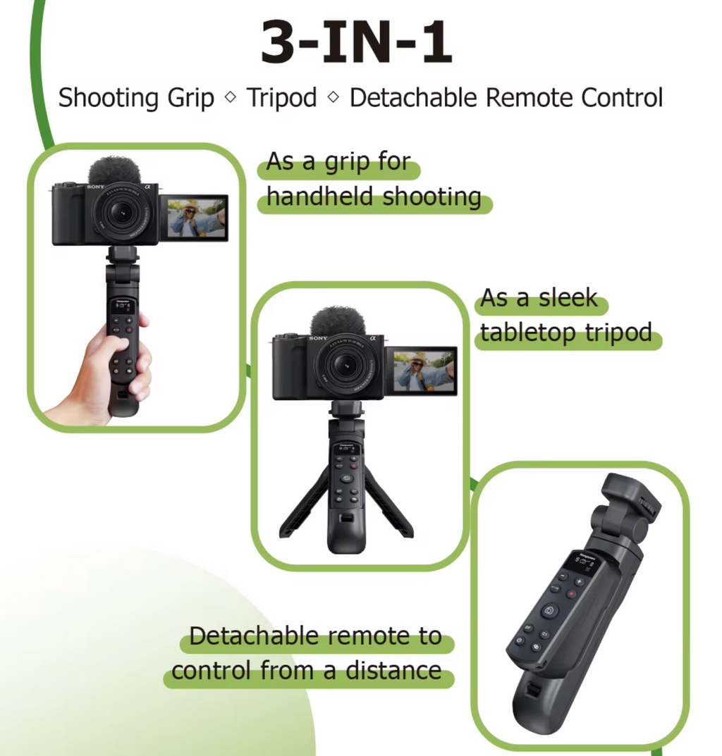 Wireless Grip Stativ Stativfernbedienung für Fujifilm / Canon / Nikon / Sony