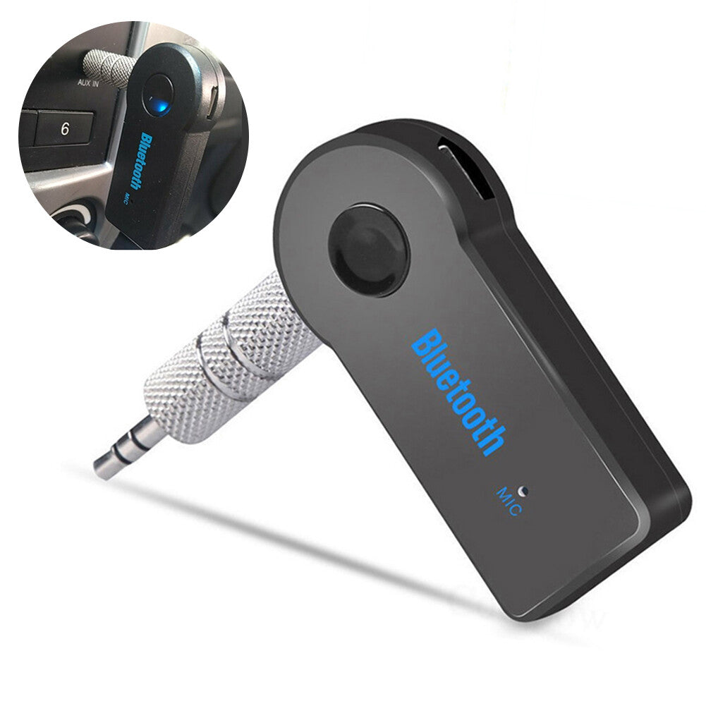 Bluetooth Audio Receiver KFZ Adapter AUX Kabel Auto 3.5mm klinke USB Empfänger